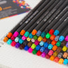 Pack of 24 Colour Art Drawing 0.4mm Fineliner Marker Pens