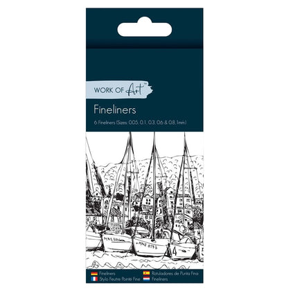 Pack of 6 Fineliners