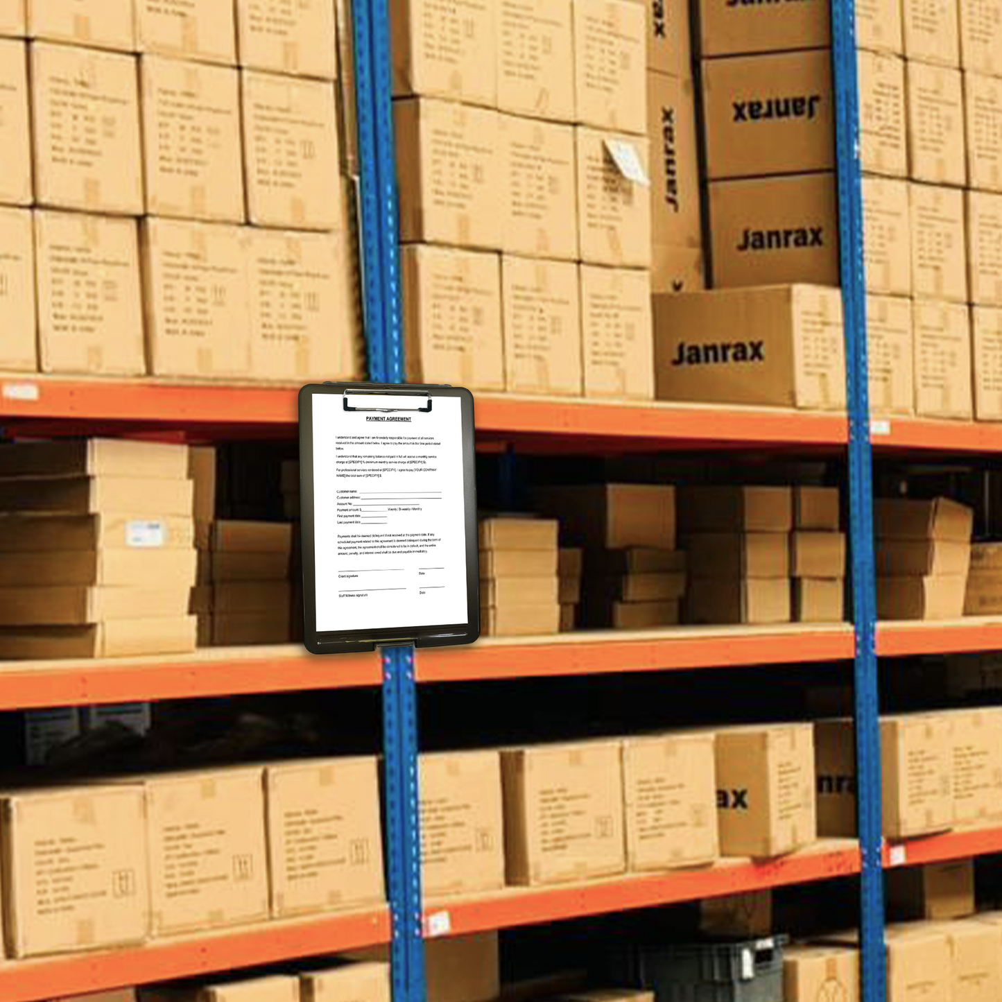 A4 Green Clipboard Box File - Storage Filing Case