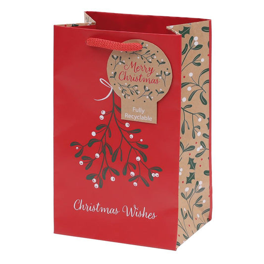 Christmas Merry Berry Design Small Gift Bag
