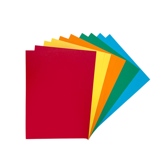 Pack of 4000 A4 Assorted Primary Coloured Card 160gsm Sheets