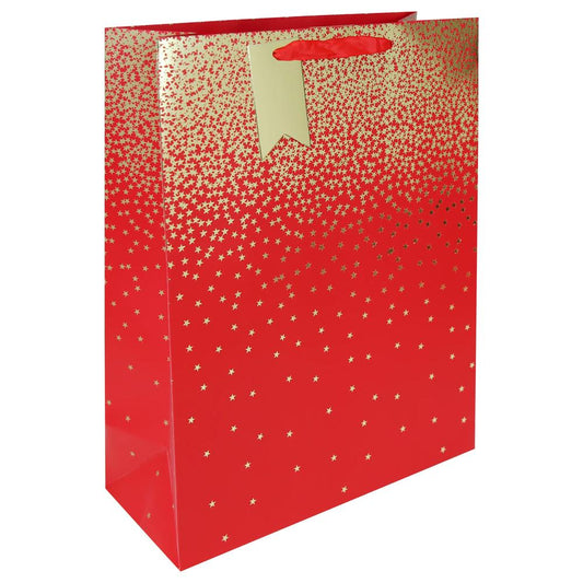 Pack of 6 Red Ombre Extra Large Christmas Gift Bags