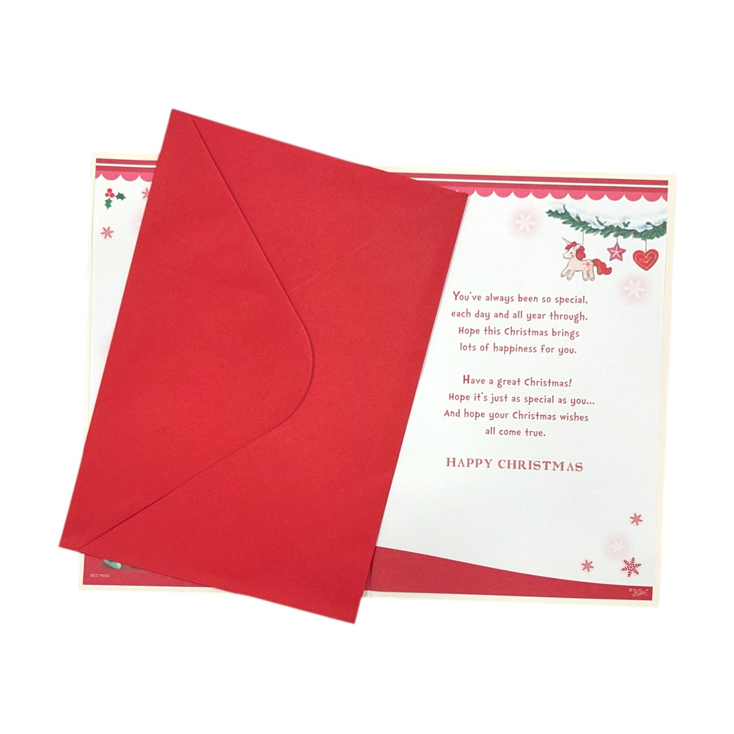 Especially For You Sparkly Magical Christmas Card With Badge