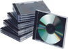 Pack of 10 Q-Connect Black /Clear CD Jewel Cases