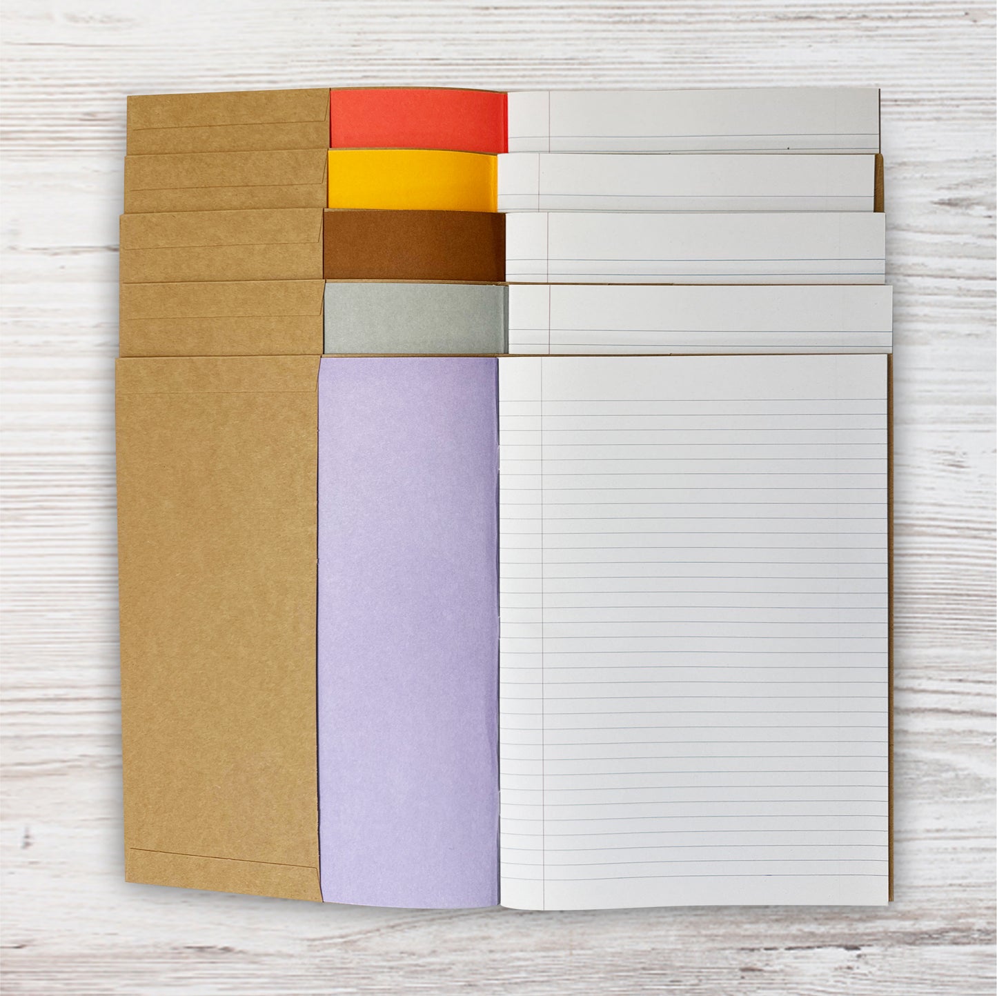 Pack of 50 A4 Kraft Paper Exercise Book Covers by Janrax