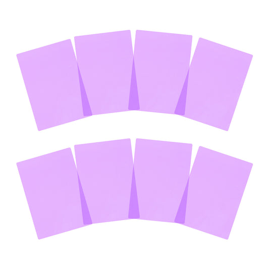 Pack of 24 A5 Plain Purple Dyslexia Overlay Reading Sheets – PET Material, Rounded Corners