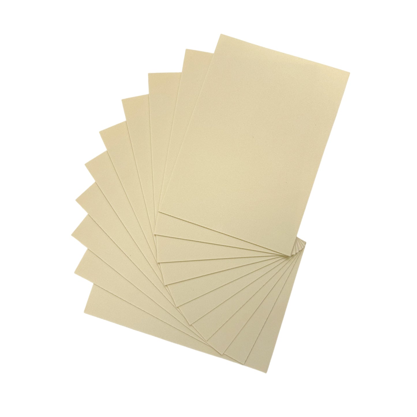 Pack of 50 A5 Ivory Coloured EVA Foam Sheets