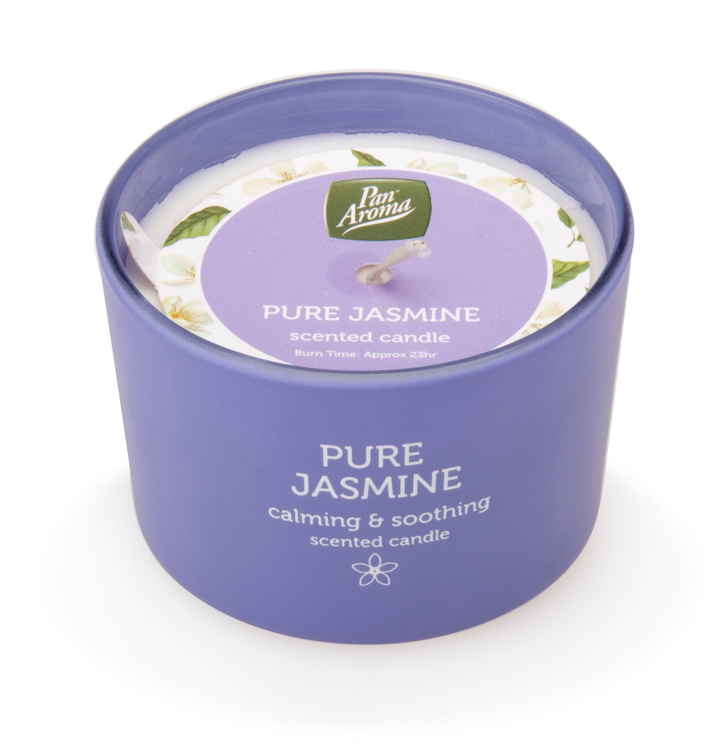 Pack of 3 Pan Aroma Pure Jasmine Scented Jar Candles 85g
