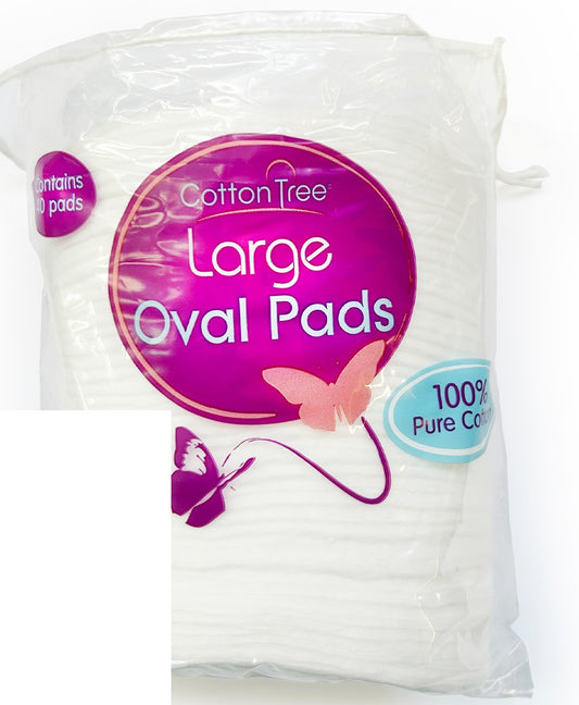 Pack of 40 Large Oval Cotton Wool Pads