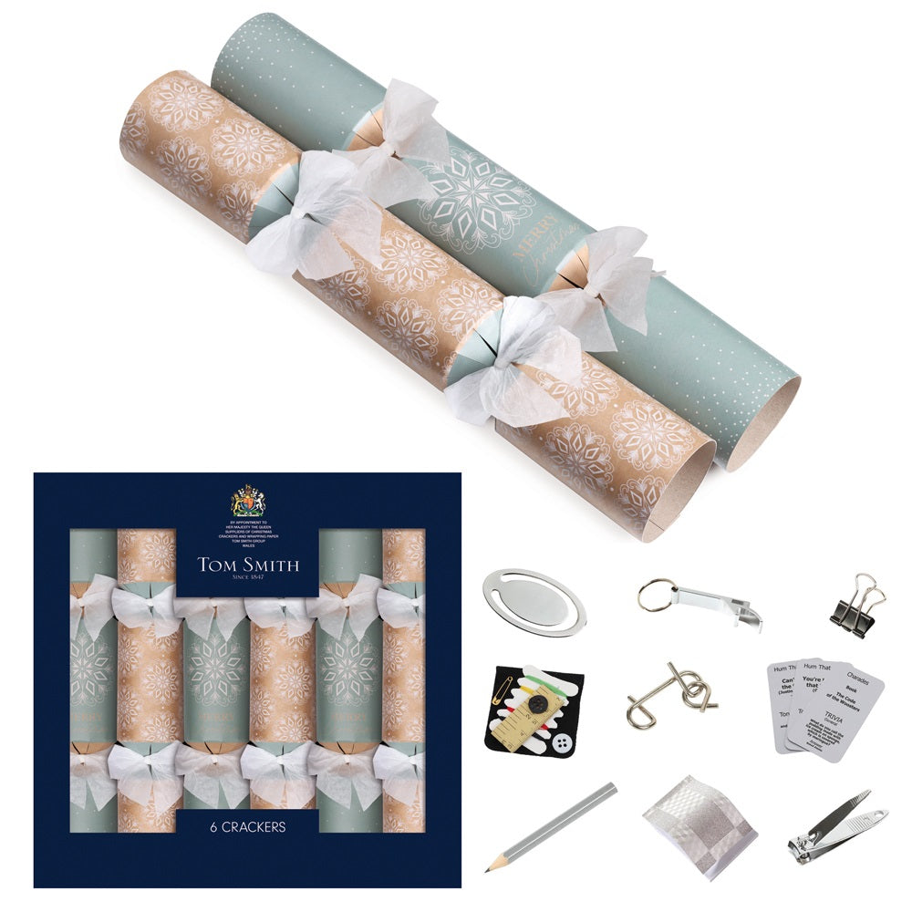 Pack of 6 14" Nordic Premium Christmas Dinner Crackers