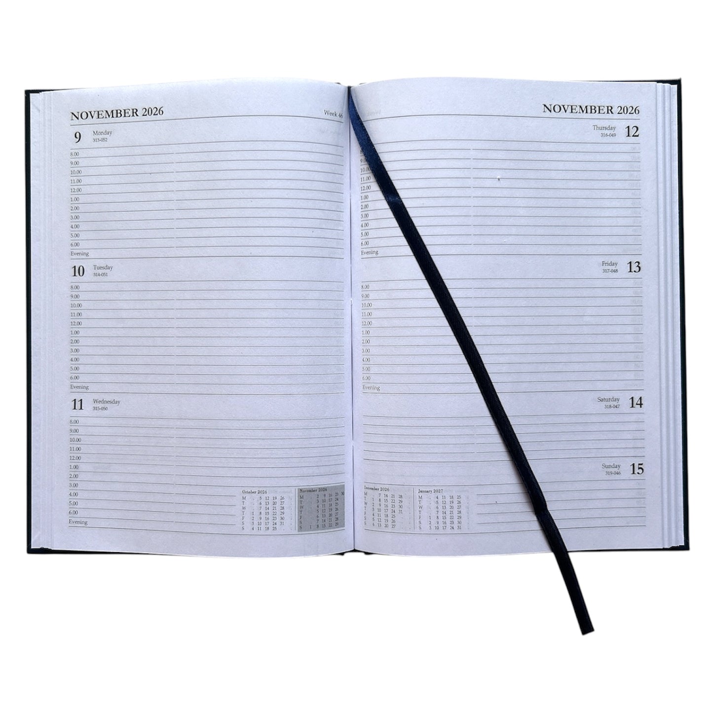Janrax 2026-2027 A5 Week To View Blue Academic Diary