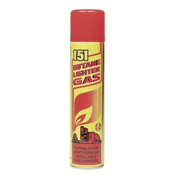 Pack of 12 Butane Lighter Gas 250ml