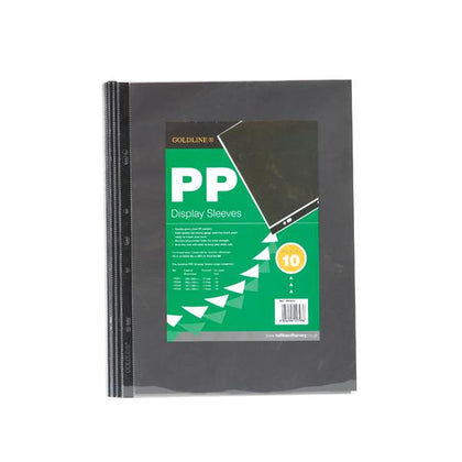 Pack of 10 A1 Goldline Polypropylene Display Sleeve