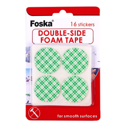 Pack of 16 Double-Sided Foam Adhesive Tape 35mm