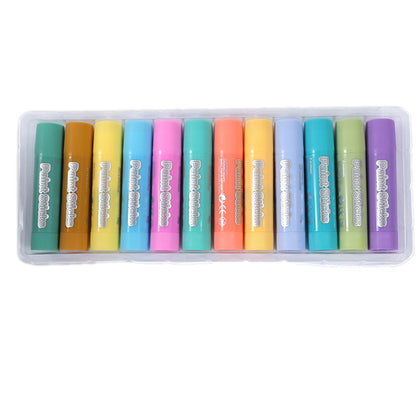 Pack of 12 Macaron Colour Paint Sticks