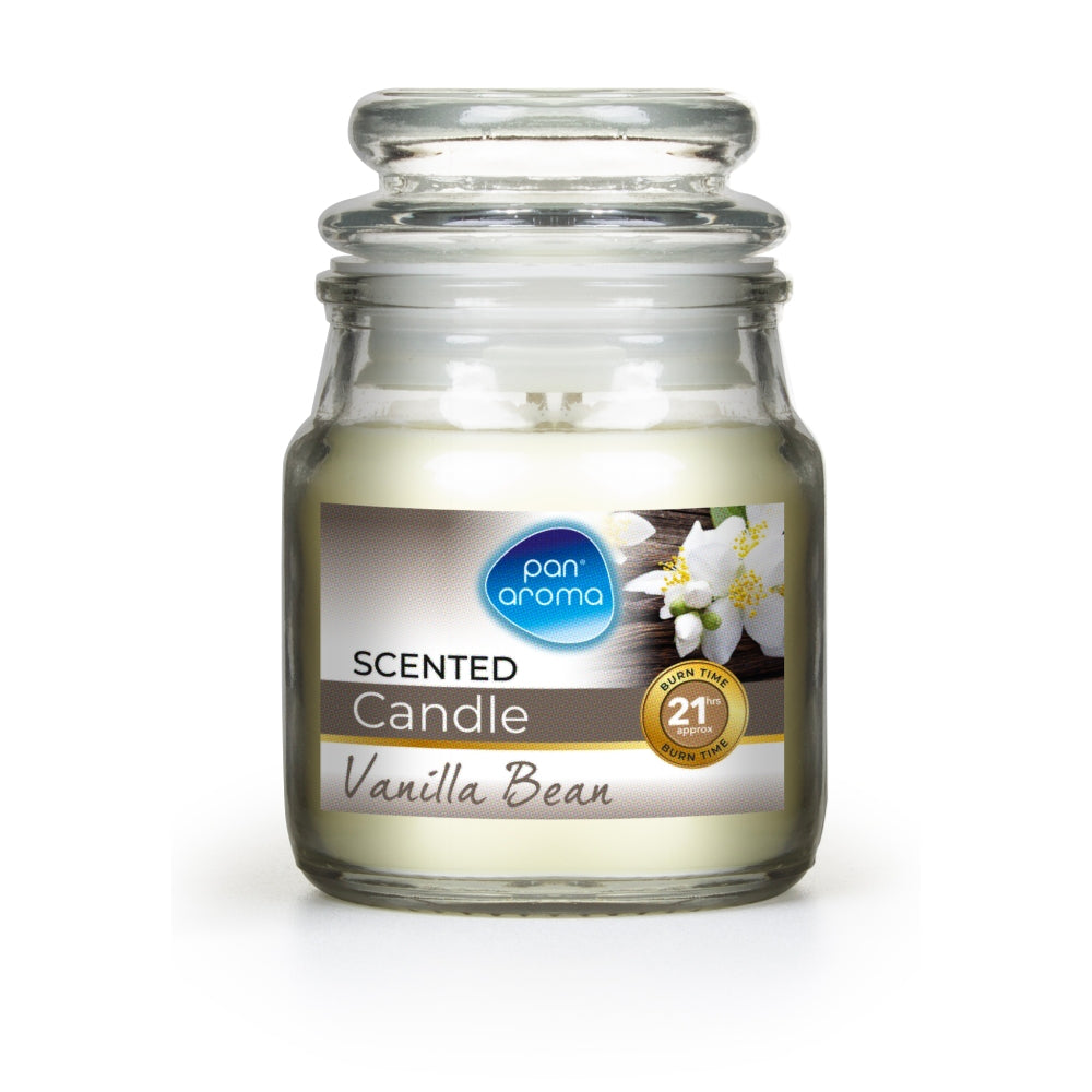 Pan Aroma Small Jar Candle With Lid - Vanilla & Coconut or Vanilla Bean