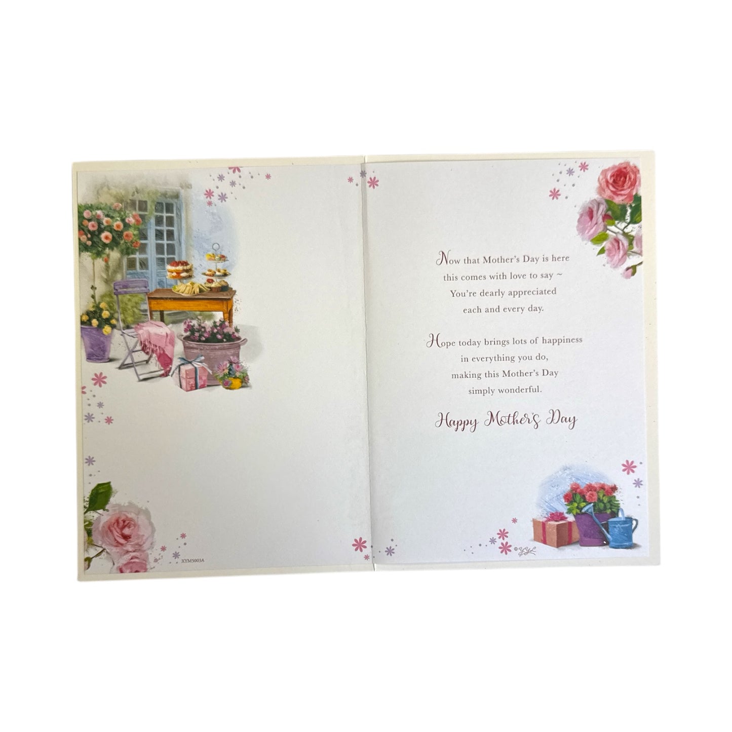 To A Special Grandma Garden Scene Design Mother's Day Card
