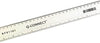 Pack of 10 Acrylic Shatter Resistant Ruler 30cm Clear