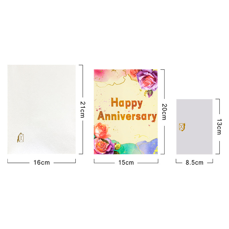 Love & Celebration 3D Pop Up Anniversary Card