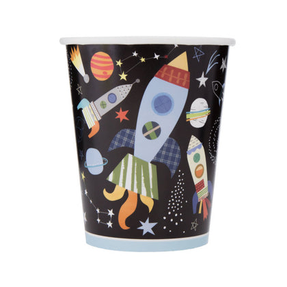 Pack of 8 Outer Space 9oz Paper Cups