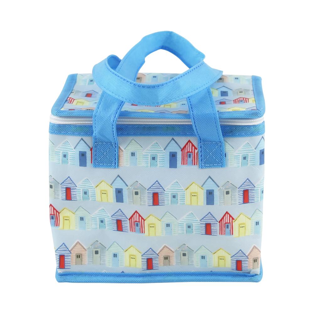Pack of 6 Beach Huts Design Lunch Bags