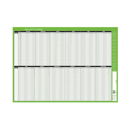 Janrax 2026 Staff Planner Mounted