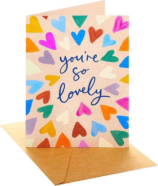 Hearts Design Blank Greeting Card for All Occasions