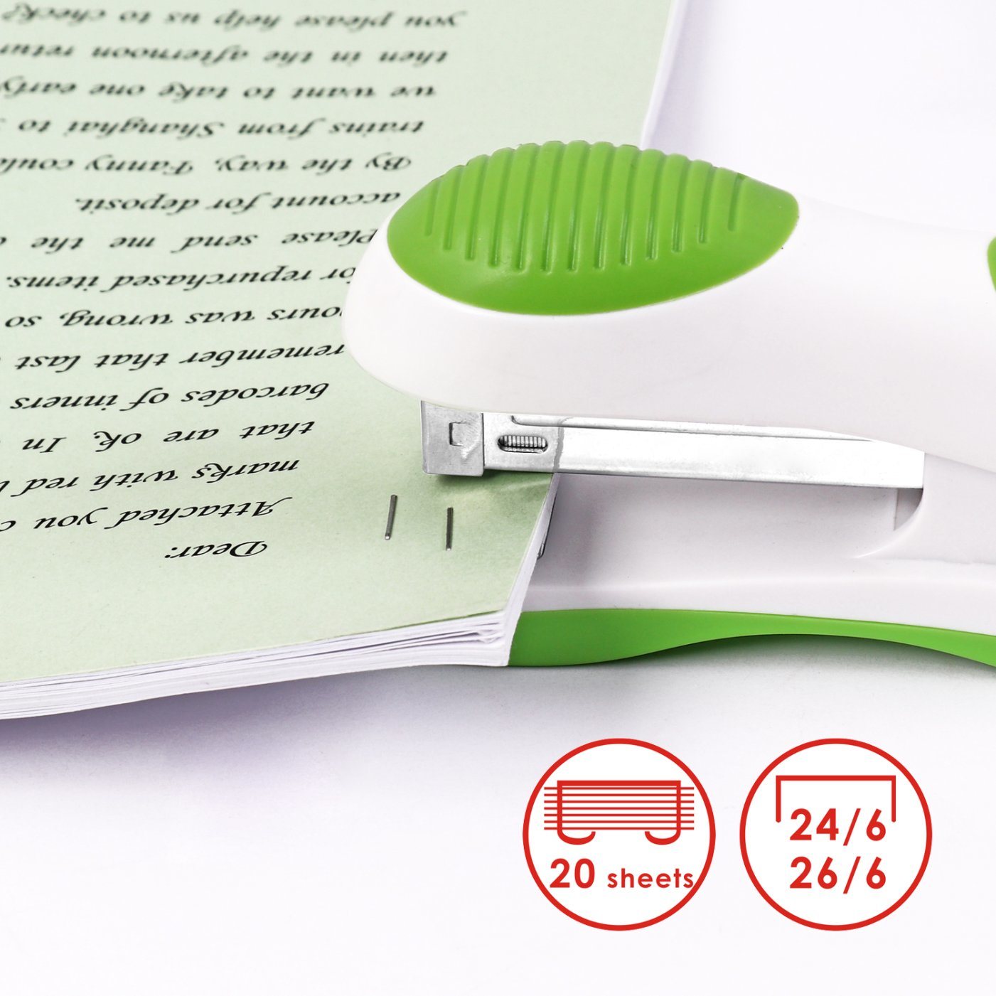 Foska Coloured Grip Stapler (20 Sheets)