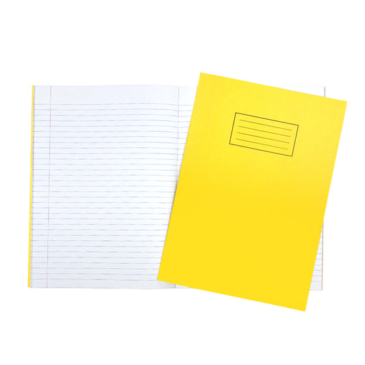 Janrax A4 Yellow 80 Pages Feint and Ruled Exercise Book