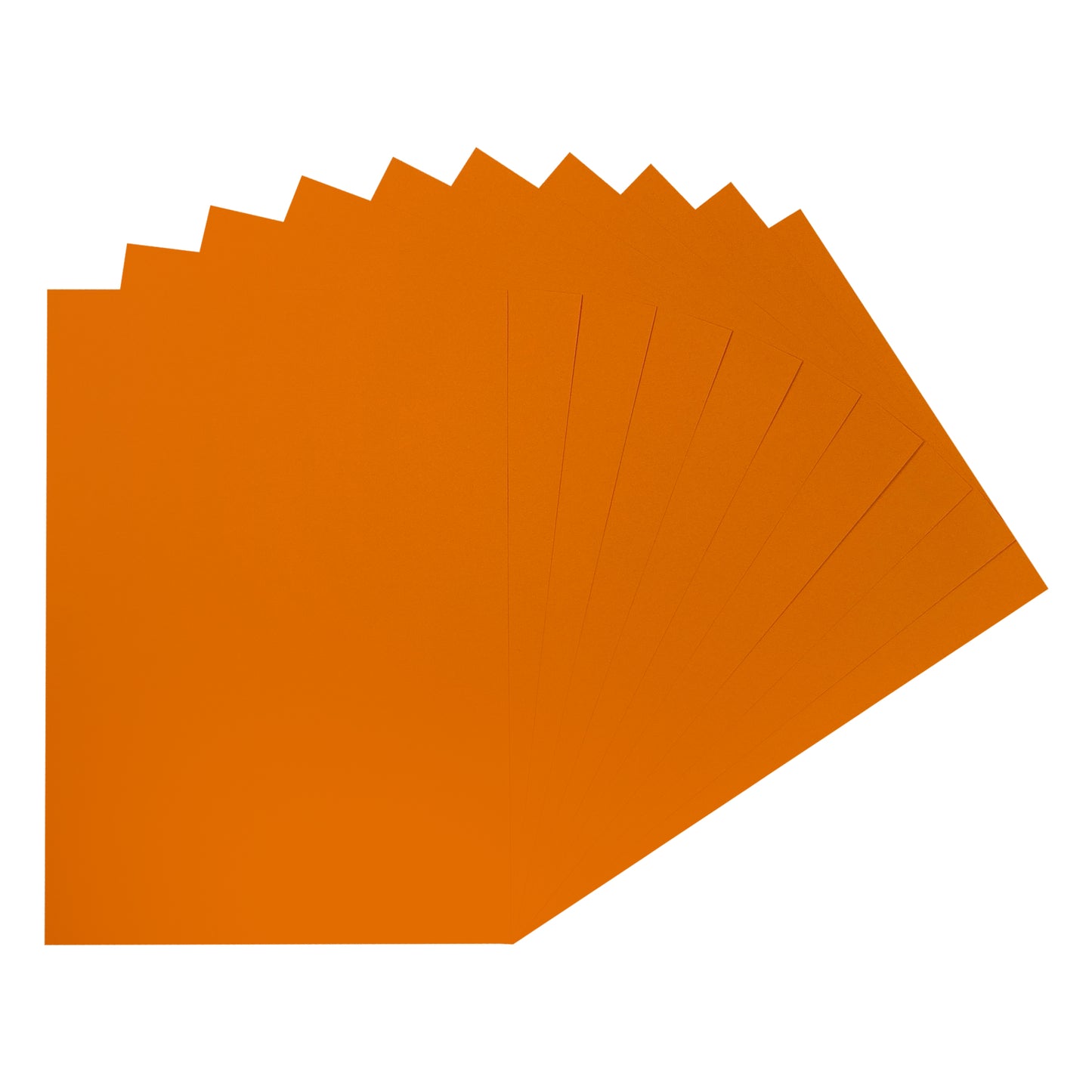 Pack of 20 A2 Bristol Board Orange Red Colored Craft Papers 230gsm