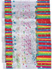 Pack of 20 Rainbow Ribbons Birthday Cellophane Bags 5"x11"