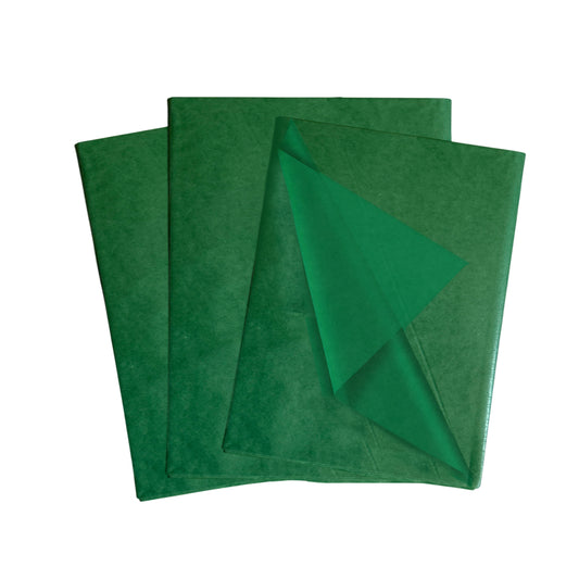 Pack of 180 Dark Green Acid Free 50 x 70cm Tissue Paper Sheets