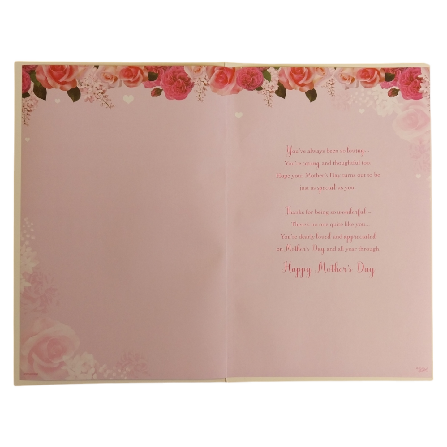 To My Wife Beautiful Roses Design Pink Mother's Day Boxed Card