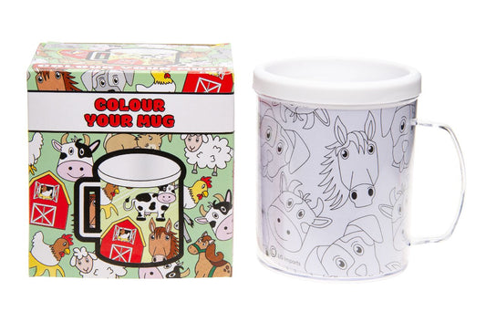 Farm Animals Theme Color Your Own Mug