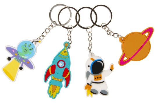 Pack of 48 Space Design Keychains