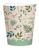 Pack of 8 Christmas Traditional Design Paper Cups