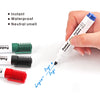 Pack of 12 Red Whiteboard Marker Pens - Bullet Point