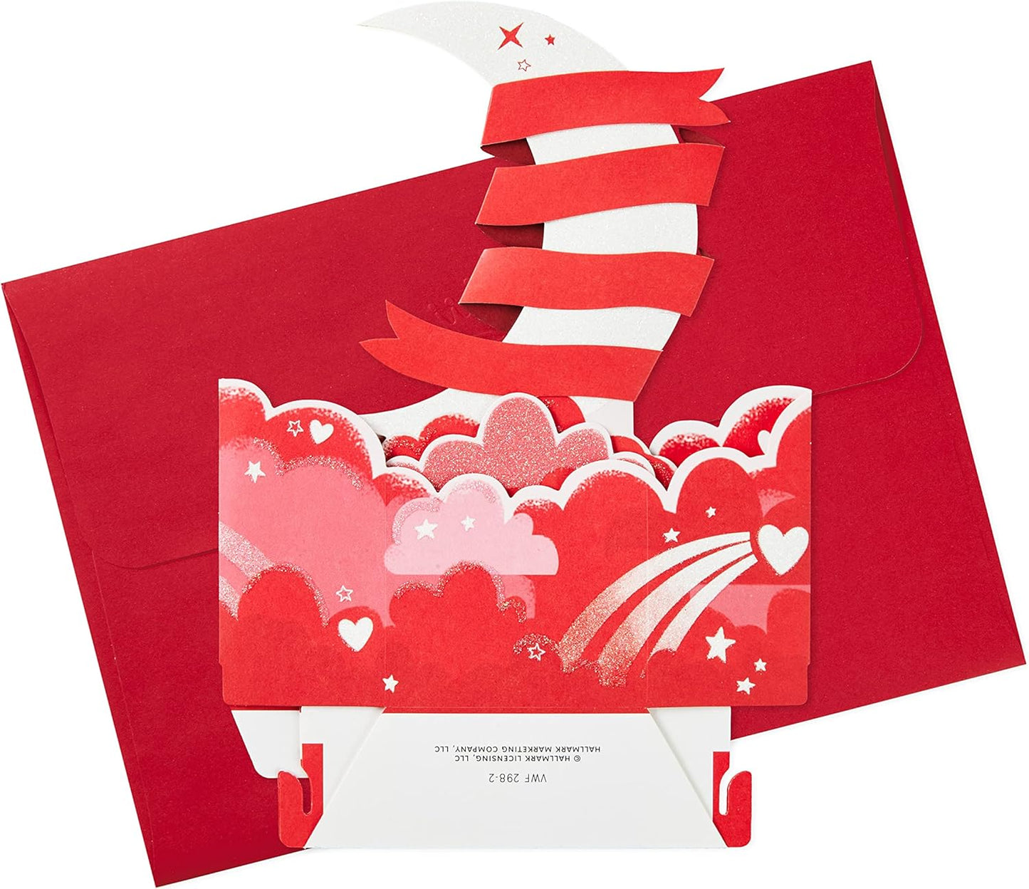 Paper Wonder Love You To The Moon and Back Pop Up Valentine's Day Card