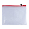 Pack of 12 A5 Red PVC Mesh Zip Bags