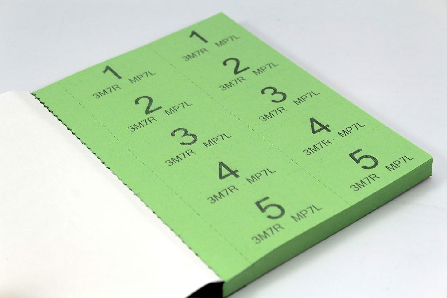 1 - 500 Raffle and Clockroom Tickets with Security Numbering