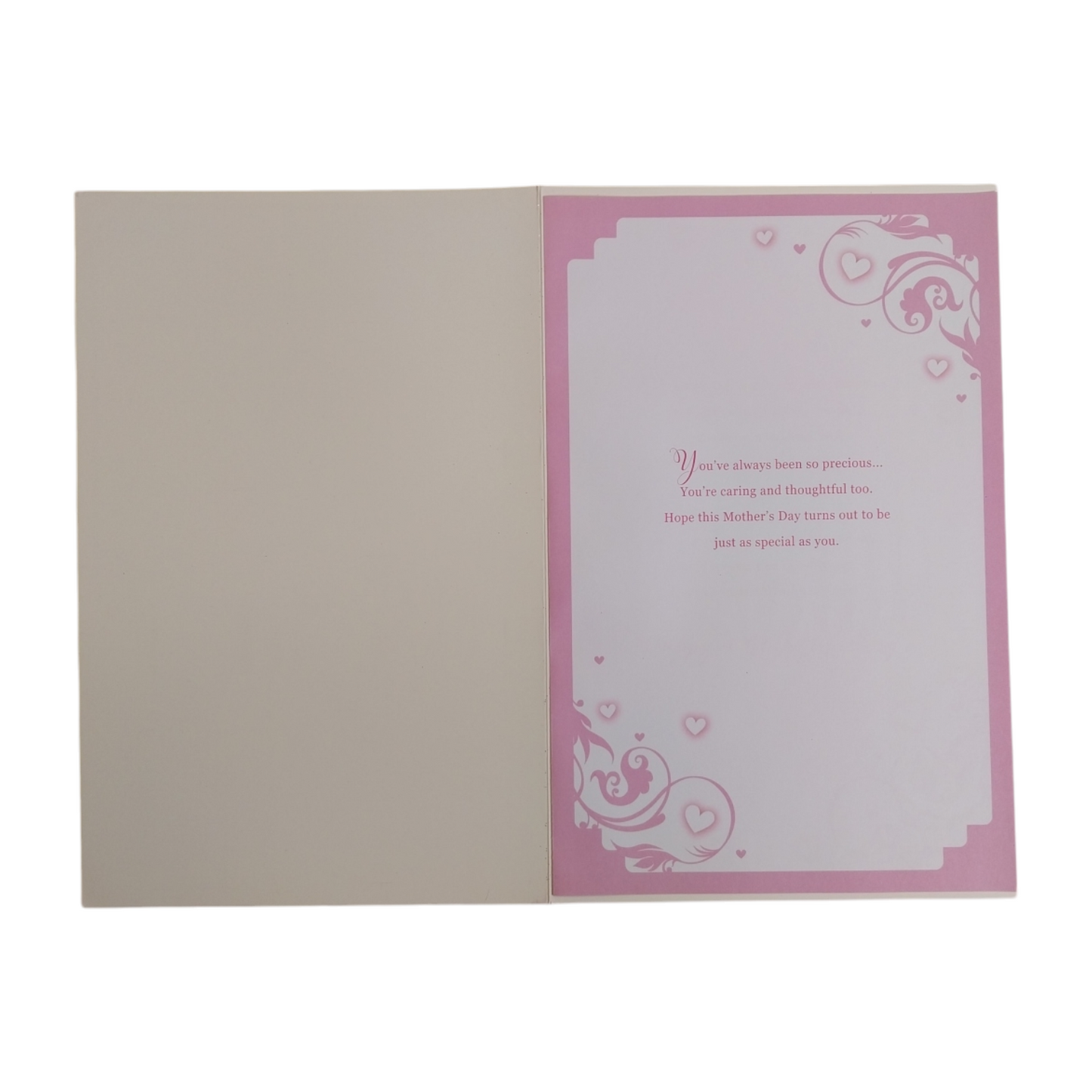 To A Special Mum Classic Mini Pink Hearts Design Mother's Day Boxed Card