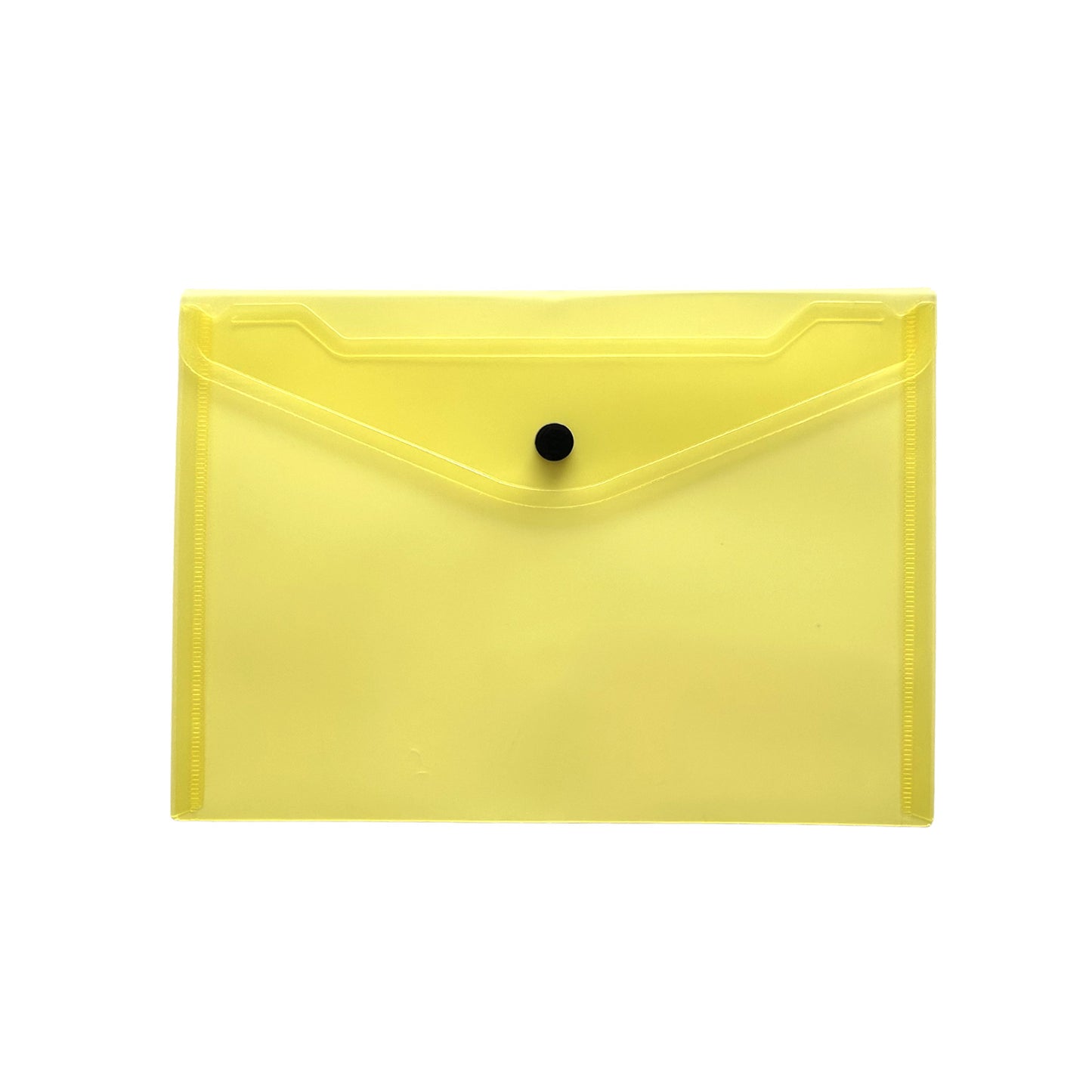 Pack of 12 A5 Yellow Document Wallets by Janrax