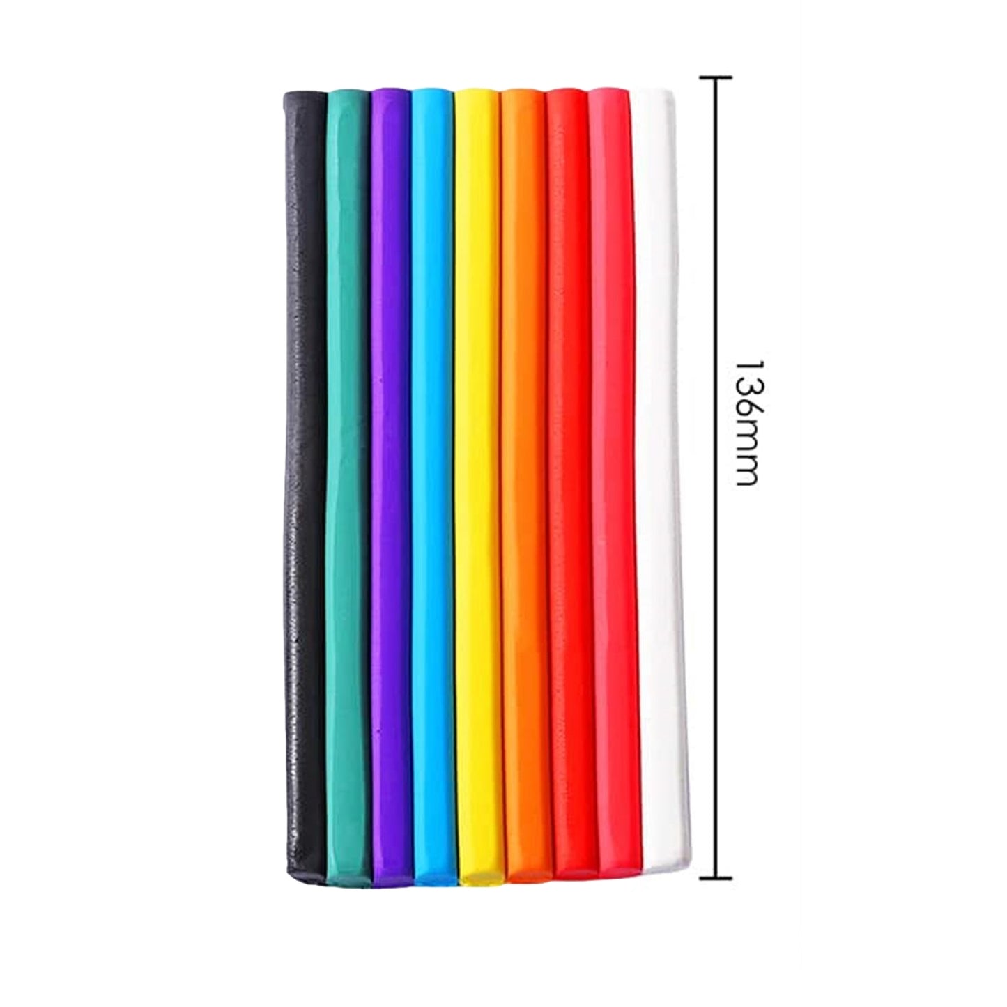 Pack of 9 Non-toxic Air Dry Polymer Plasticine Modelling Clay