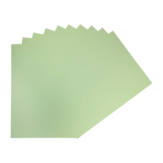 Pack of 50 A4 Pastel Green Coloured Card 160gsm Sheets