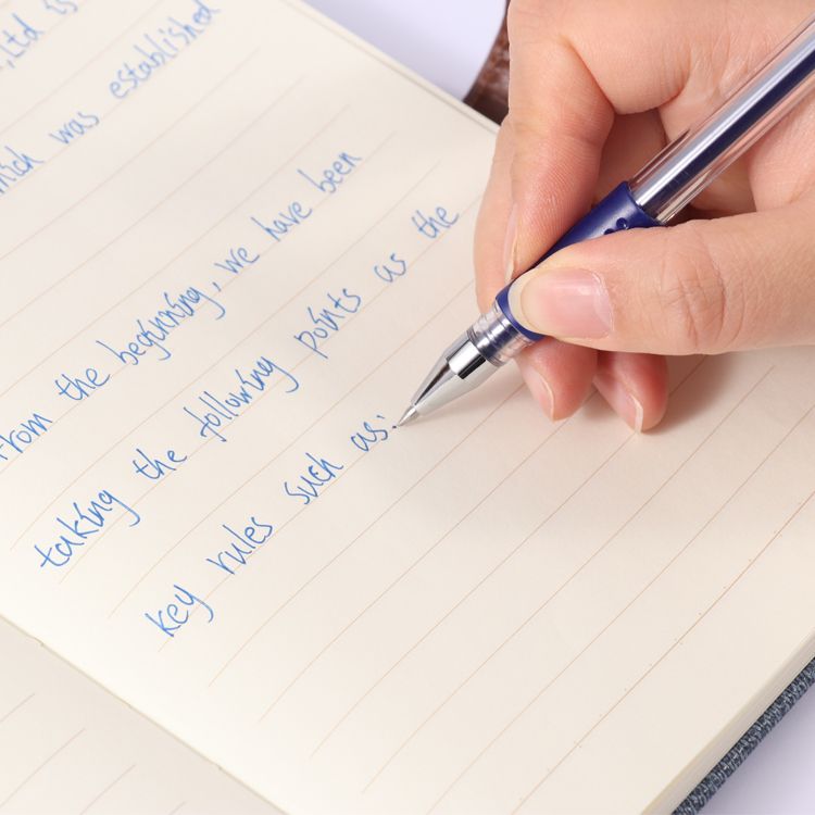 Single A5 96 Sheets Ruled PU Leather Hardcover Notebook