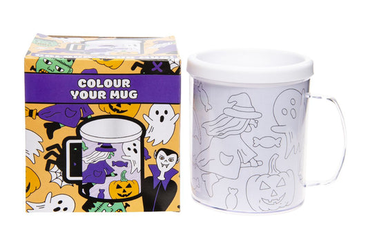Halloween Theme Color Your Own Mug