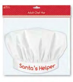 Christmas Chef or Santa's Helper Cook Adult Hat