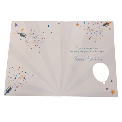 Happy Birthday 16 Today Have Fun Balloon Boutique Greeting Card