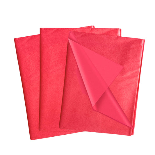 Pack of 180 Cerise Acid Free 50 x 70cm Tissue Paper Sheets