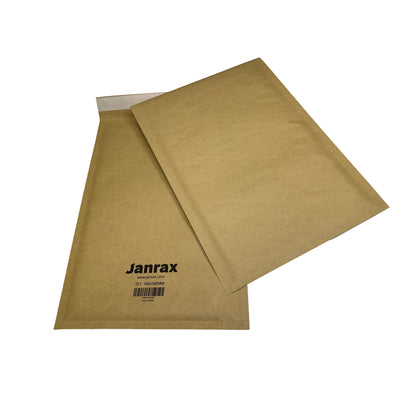 Bubble Lined Size 1/D Padded Brown Postal Envelope by Janrax